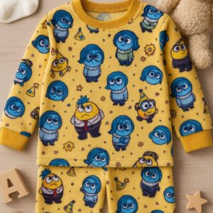 Pijama de Inverno personagem Divertidamente 4 ao 12