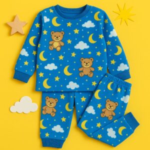 Pijama de Inverno Fleece menina 1 ao 3