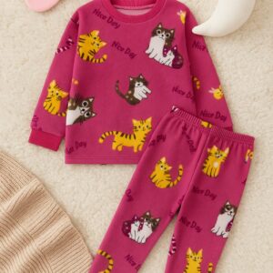 Pijamas de Inverno Fleece menina 4 ao 12