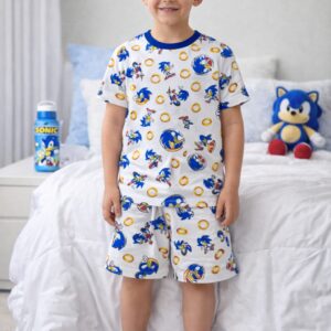 Pijama de verão menino SONIC 4 ao 10