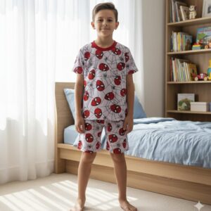 Pijama de verão menino Homem Aranha 4 ao 10